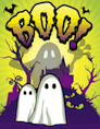 Boo Ghosts Small Card