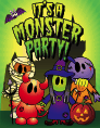Halloween Monster Party Small Card Halloween printables