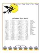 Witch Word Search