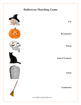 Halloween Matching Game