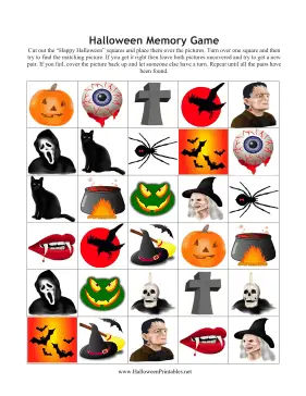 Halloween Memory Game