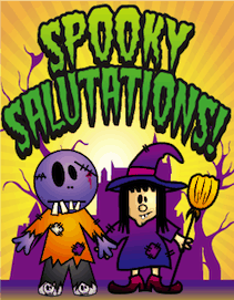 Halloween Spooky Salutations Small Card