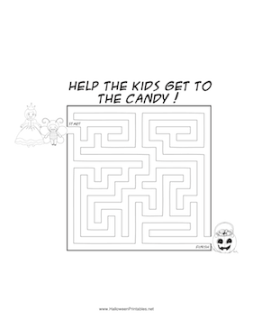 Kids Candy Maze