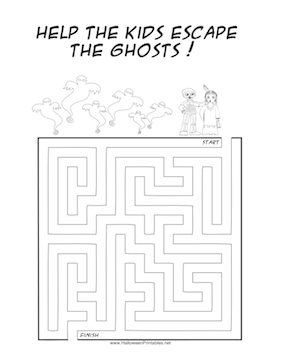 Kids Ghosts Maze