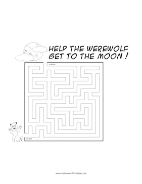 Werewolf Moon Maze