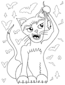 Cat Coloring Page