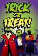 Trick or Treat Vampire Card