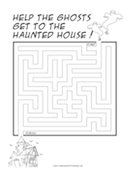 Haunted House Ghosts Maze
